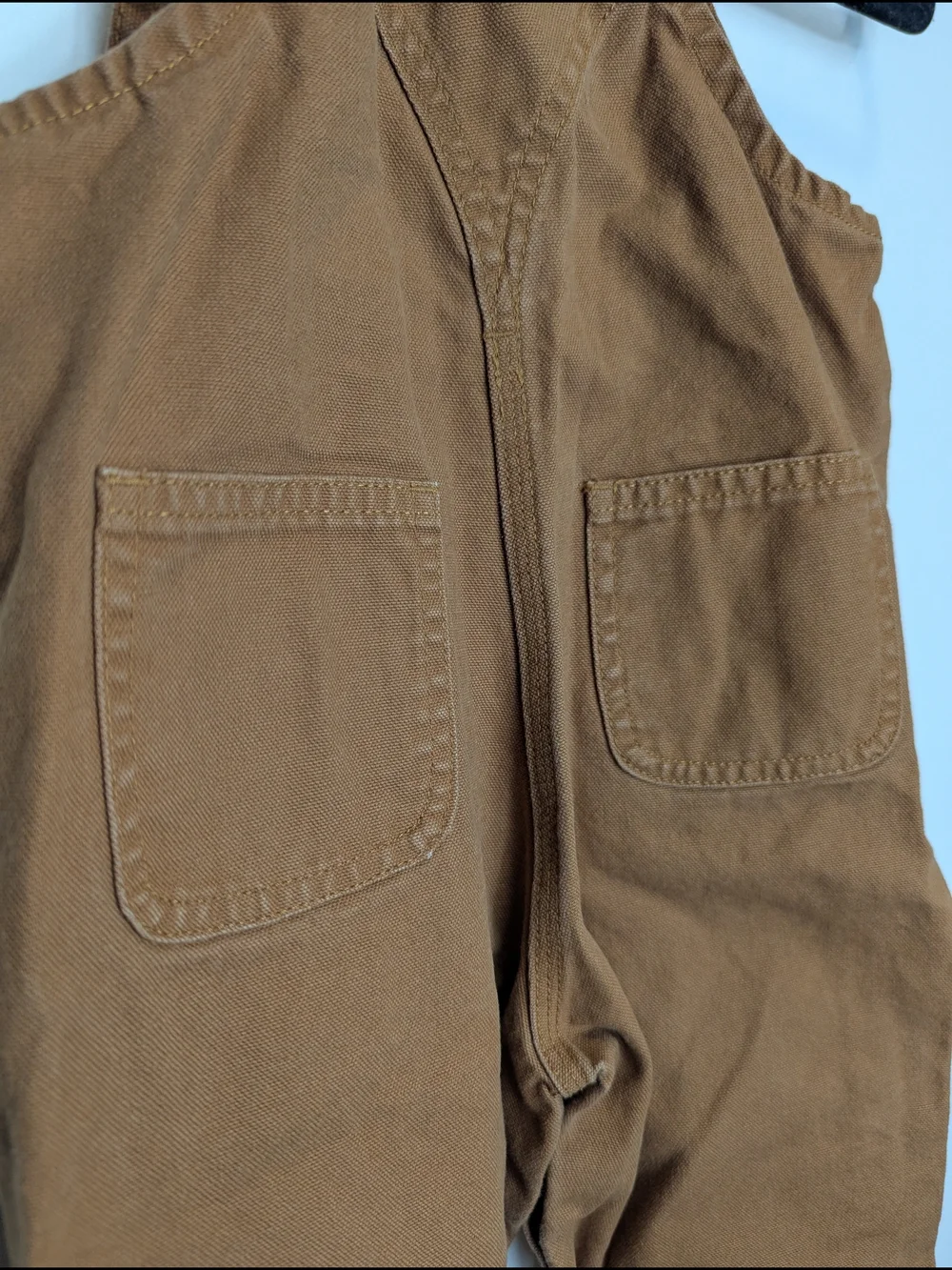 Carhartt Kids 24 Months Classic Double Knee Overalls Brown Canvas Farm Outdoors
